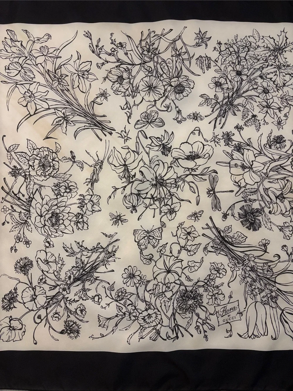 Gucci Flora Silk Scarf - Picture 4 of 6